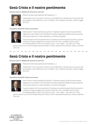 Gesù Cristo e il nostro pentimento