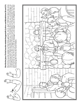 Seite mit der Aktivität für Kinder