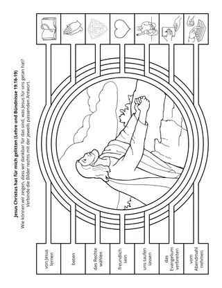 Seite mit der Aktivität für Kinder