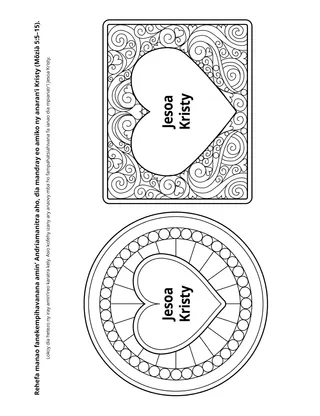 pejin’ny sahanasa: Rehefa manao fanekempihavanana amin’ Andriamanitra aho dia mitondra ny anaran’i Kristy eo amiko.