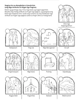 pahina sa kalihokan: ang Mga Artikulo sa Hugot nga Pagtuo