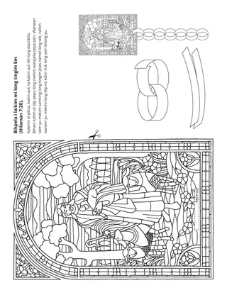 ektiviti peis: Bikpela i laikim mi long tingim Em