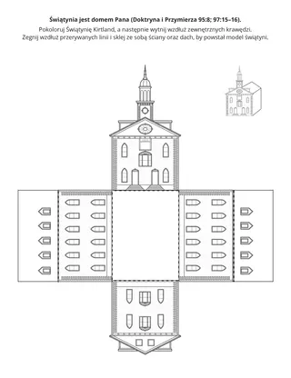 strona z zadaniami: świątynia jest domem Pana