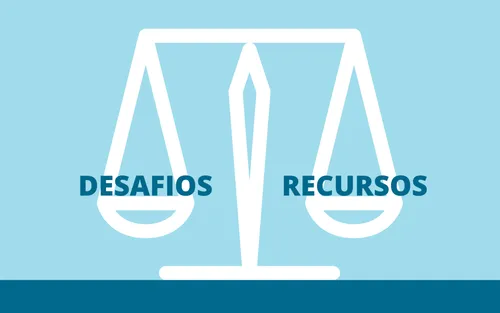 Exigencias y recursos en una balanza equilibrada