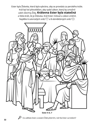 Esther coloring page