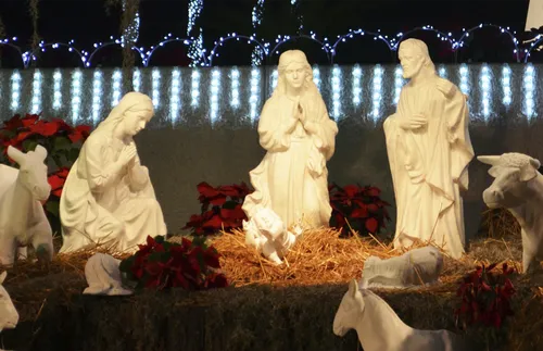 porcelain Nativity set