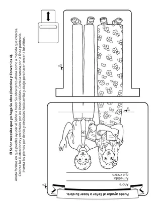 Hoja de actividades: Puedo ayudar a hacer la obra del Señor