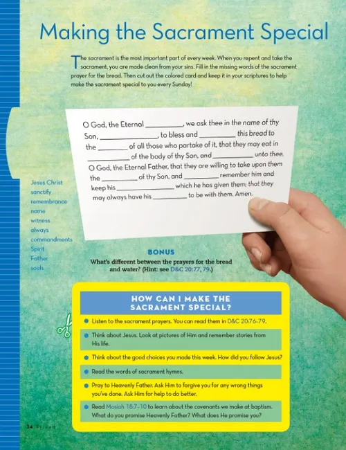 Making the Sacrament Special