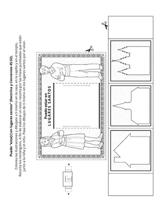 Hoja de actividades: Puedo estar en lugares santos
