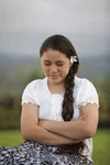 girl praying