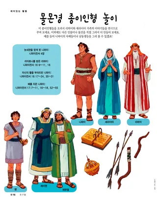 몰몬경 종이인형 놀이