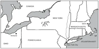 kart, nordøstlige USA