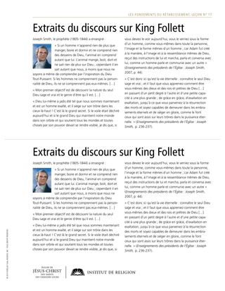 Discours sur King Follett