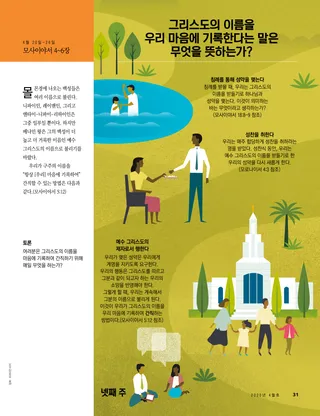 그리스도의 이름을 우리 마음에 기록한다는 말은 무엇을 뜻하는가?