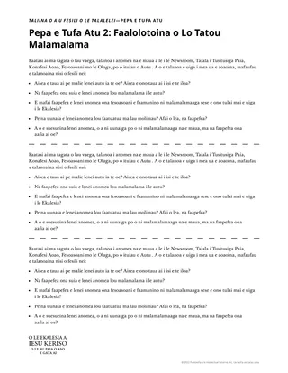 pepa tufa atu a le faiaoga