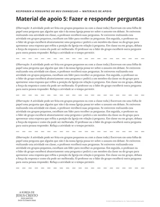 material de apoio do professor