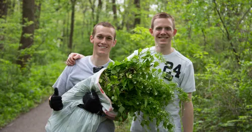 missionaries in a forest