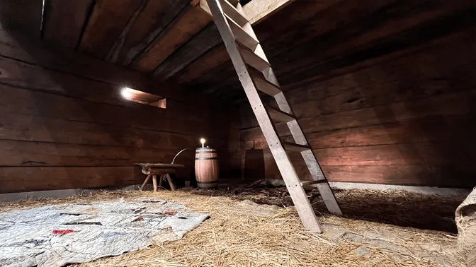 Interior of Liberty Jail