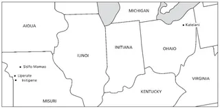 faafanua, Ohaio i Misuri