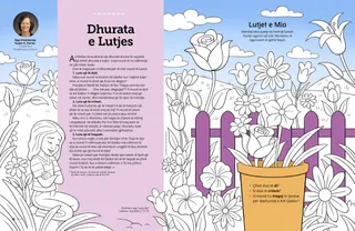 Veprimtari për ngjyrosjen e lules