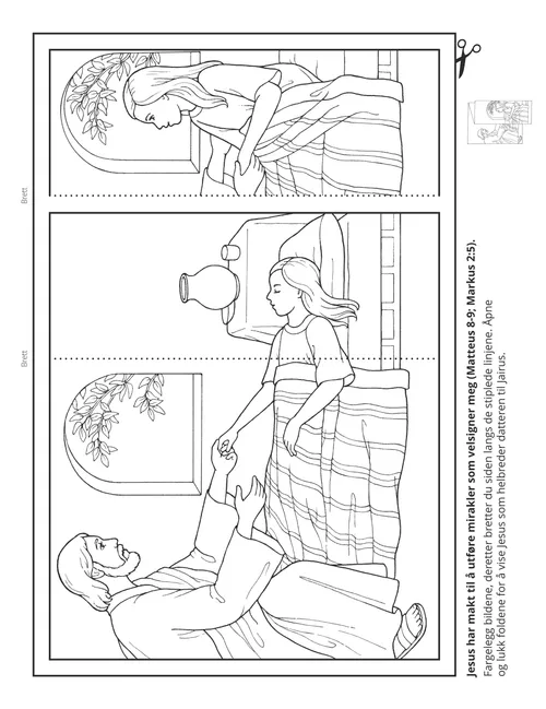 aktivitetsside: Jesus kan utføre mirakler