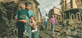 Before He came again there would be many troubles