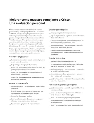 Formulario de evaluación personal
