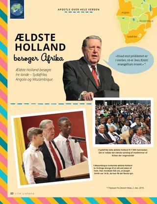 pictures of Elder Holland visiting countries in Africa