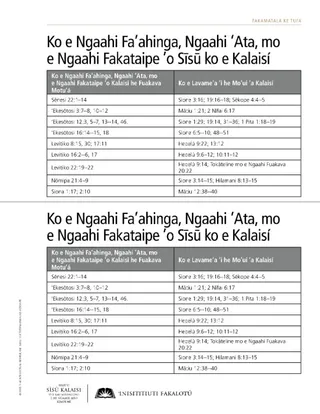 laʻipepa tufa, ngaahi fakataipe ʻo Kalaisí