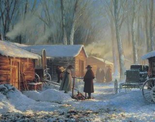 Winter Quarters, by Greg Olsen