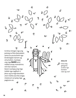 Alma Compared the Word to a Seed coloring page