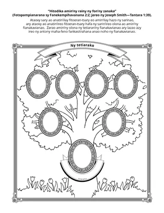 pejin’ny asa atao: Afaka manao ny tantaram-pianakaviako aho