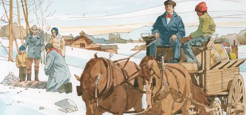 The mob made the Saints leave their homes. It was winter, and many people died because they were homeles in the cold, wet weather. Chapter 35-4