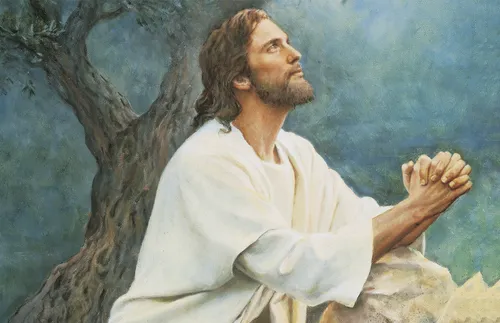 the Savior in Gethsemane