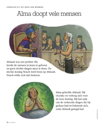 Alma baptizes many people 1