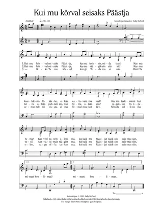 muusika, Kui mu kõrval seisaks Päästja