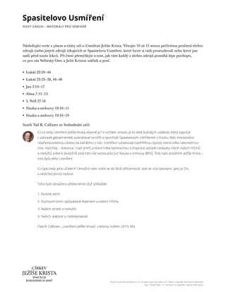 Handout on the Savior’s atonement