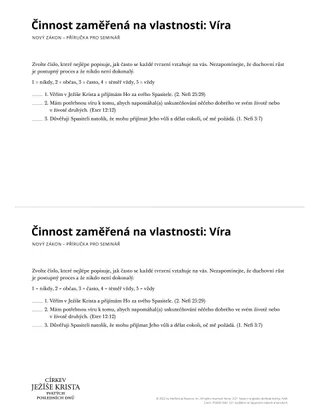 Attribute Activity Card