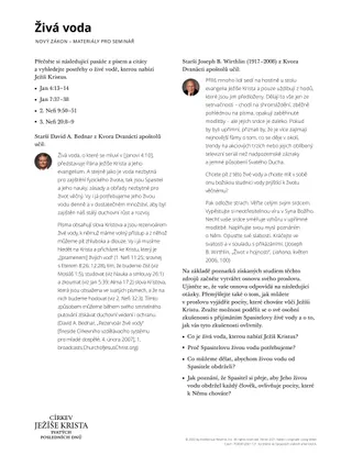 Living Water Handout