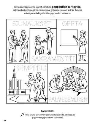 Priesthood Authority coloring page