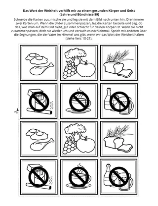 Seite mit der Aktivität für Kinder