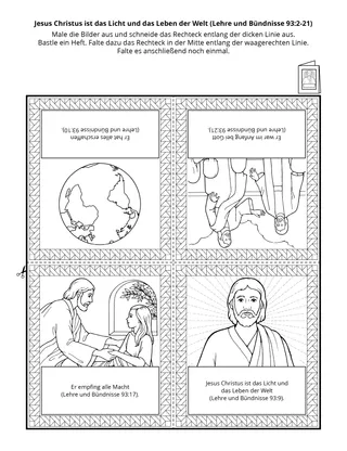 Seite mit der Aktivität für Kinder