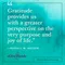 Gratitude provides us with greater perspective on the very purpose and joy of life.