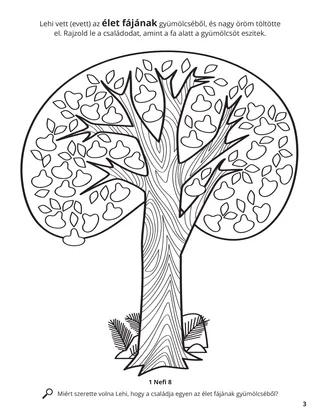 The Tree of Life coloring page