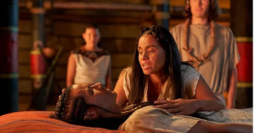 ang rayna nagbangutan tungod kang Lamoni