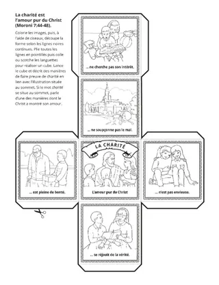 page des activités : la charité est l’amour pur du Christ