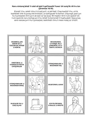 Perel re kok’ k’anjel reheb’ li kok’al: Naru nintenq’aheb’ li ralal xk’ajol li qaChoxahil Yuwa’ chi sutq’iik rik’in a’an