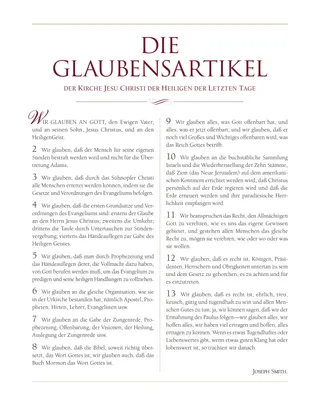 Die Glaubensartikel