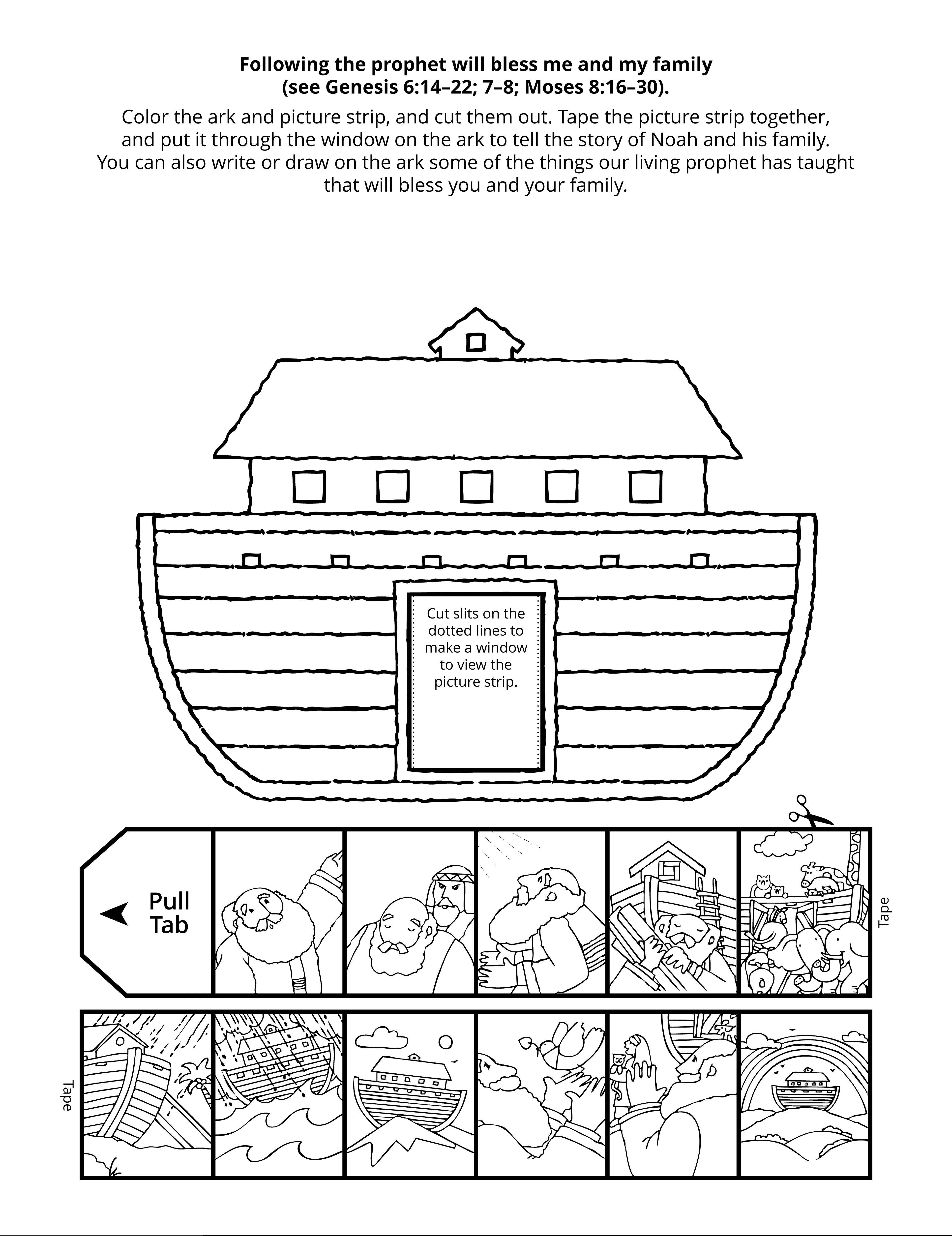 January 31–February 6. Genesis 6–11; Moses 8: “Noah Found Grace in the Eyes of the Lord”