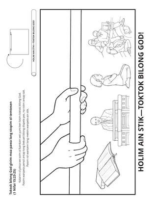 ektiviti pes: Tok bilong God i givim mi moa pawa long paitim temtesen